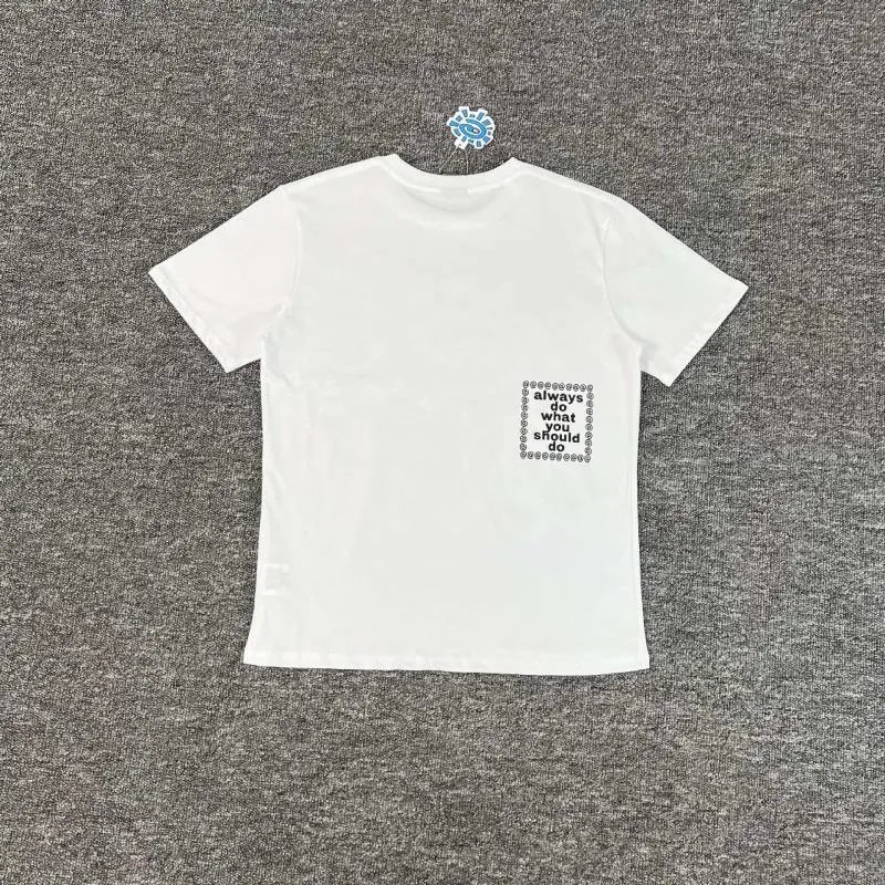 Design Surfboard Graphic Print White T-Shirt - 14