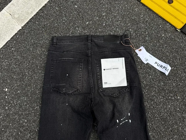 Purple Brand Jeans Style No. 00089, distressed washed denim product detail image 10