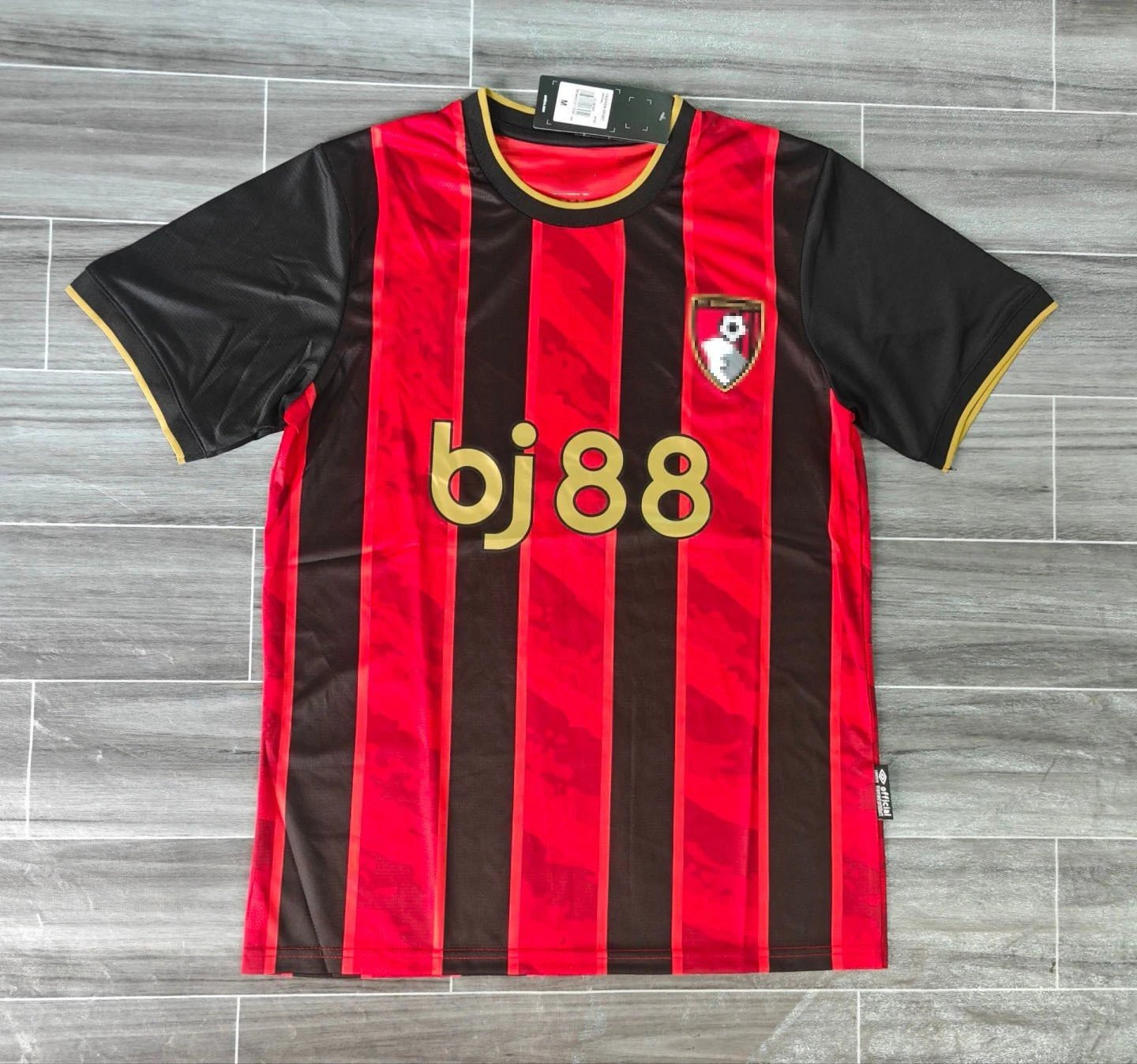 Macron Brighton & Hove Albion FC 2023-24 Away Jersey White and Lavender Stripe Jersey - 23