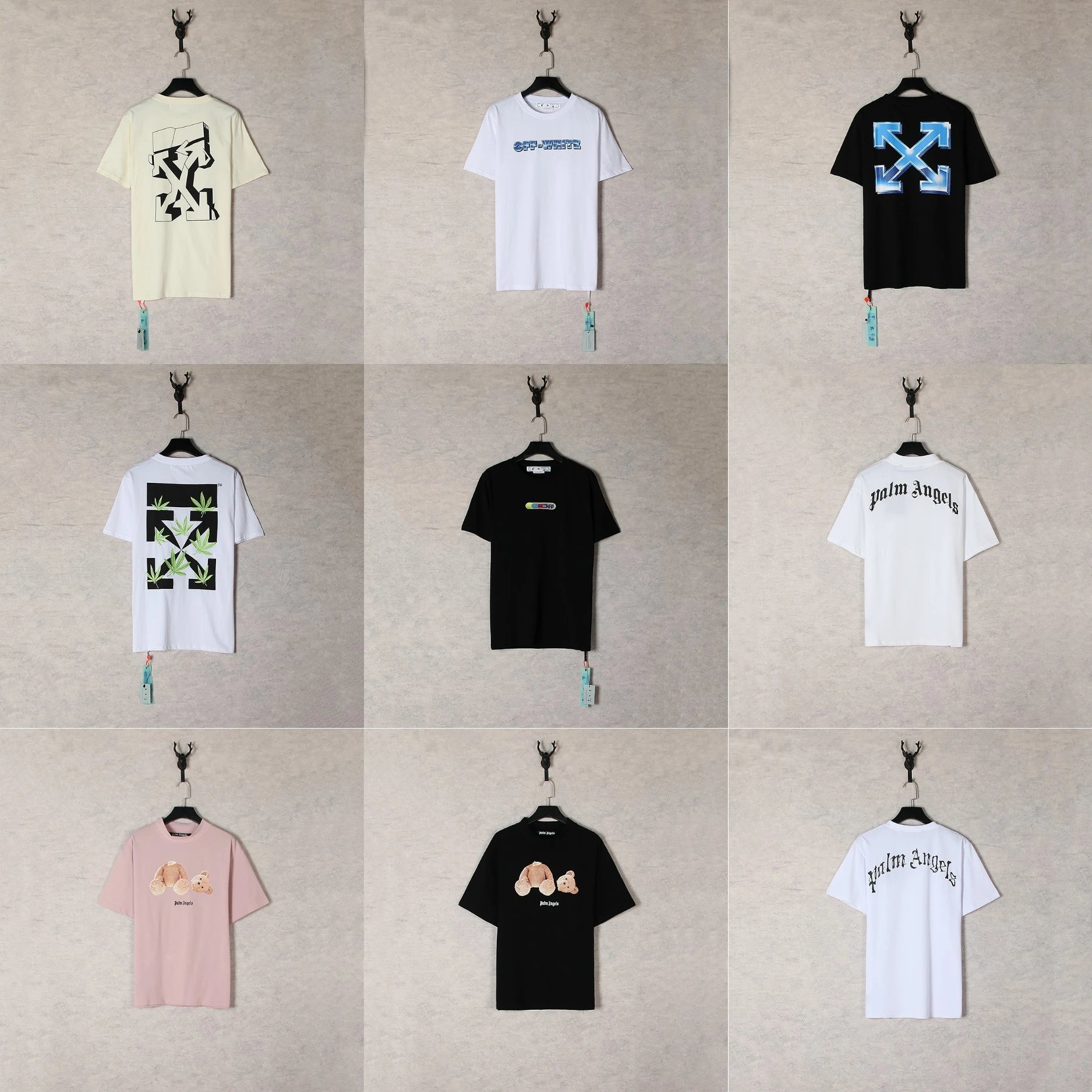 Off-White Industrial Arrow Red Print White T-Shirt - 8