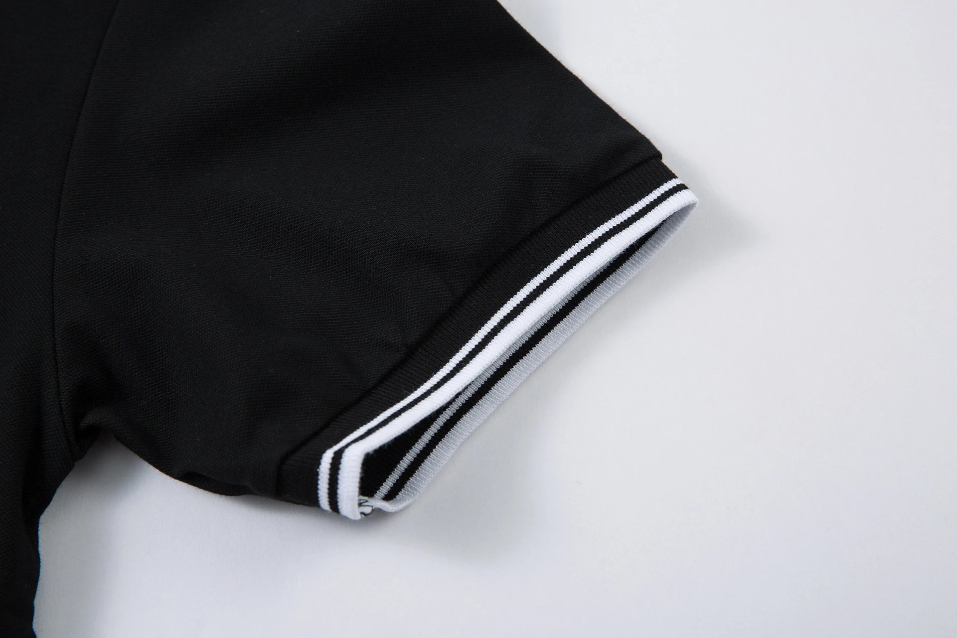 Design Polo Shirt Navy Piqué with Square Logo Patch - 17