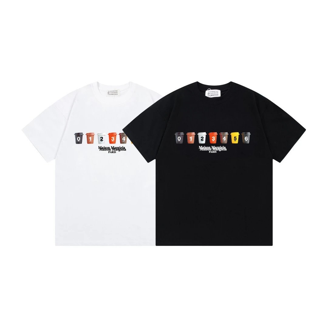 Maison Margiela Tabi Number 6 Washed Black T-Shirt - 19