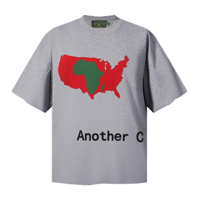 Design Another Country Map Print Black T-Shirt - 9