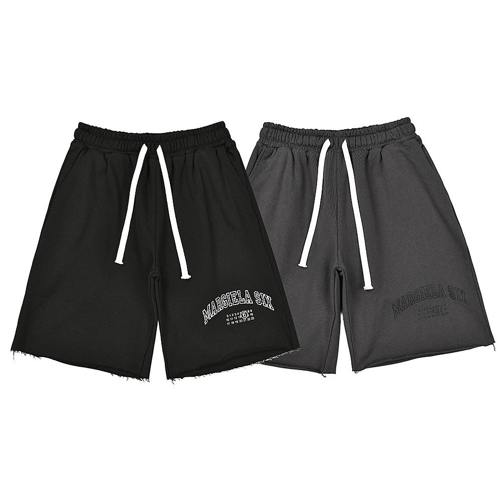 Off-White Zippered Drawstring Shorts Gray - 7