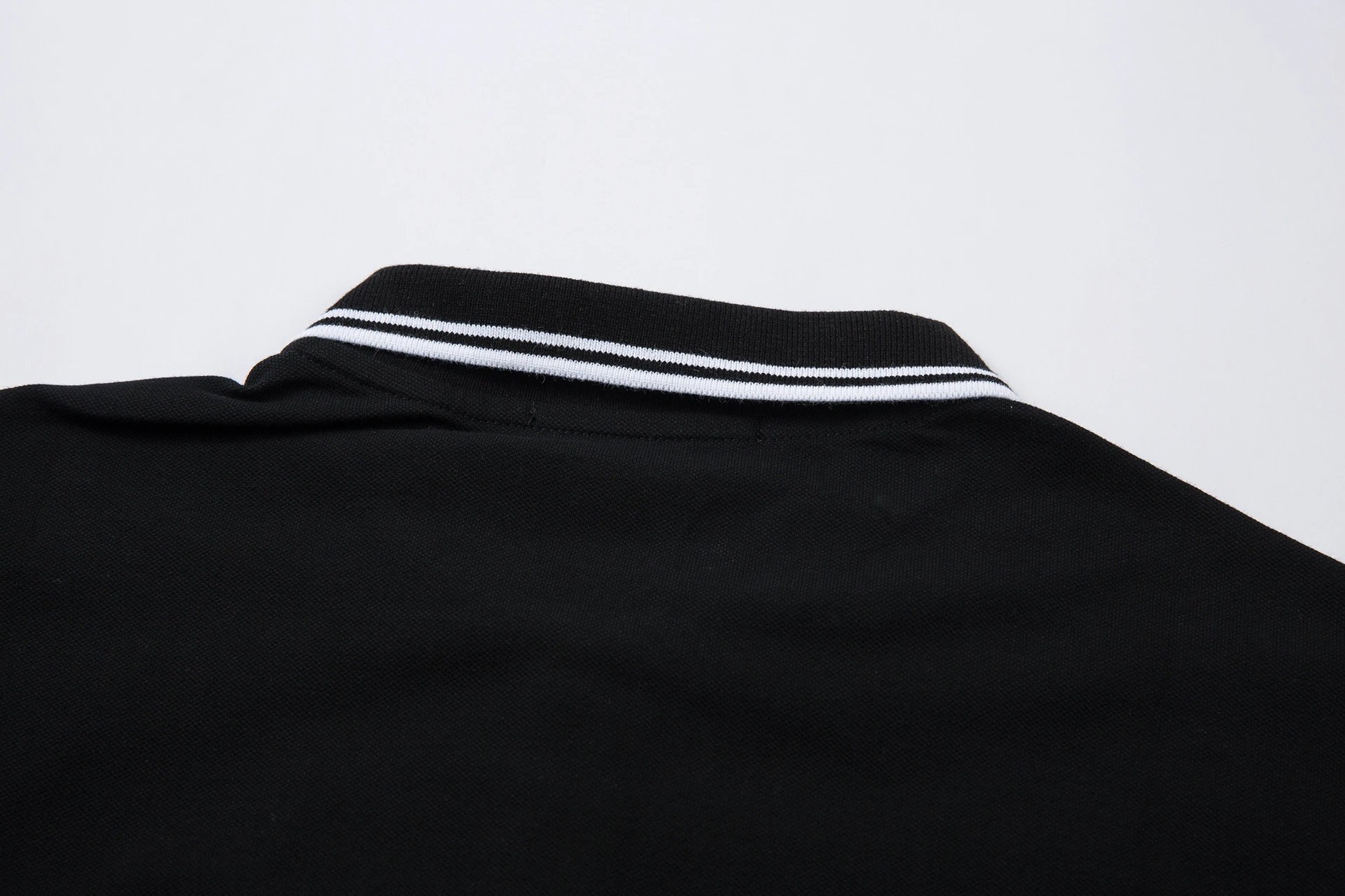 Design Polo Shirt Navy Piqué with Square Logo Patch - 19