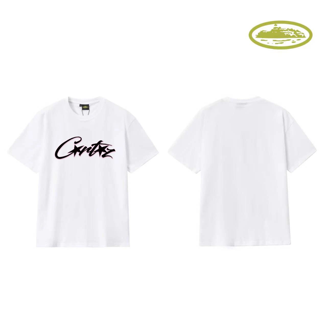 Corteiz Script Logo White T-Shirt - 9