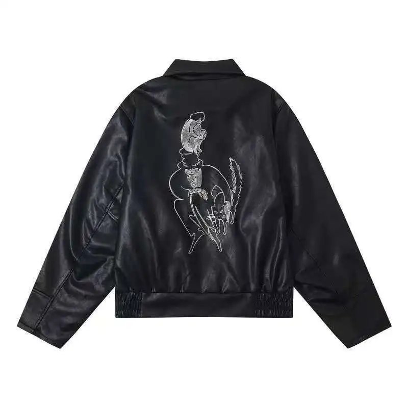 Gallery Dept x ERD White Distressed Graphic Jacket Outerwear - 18