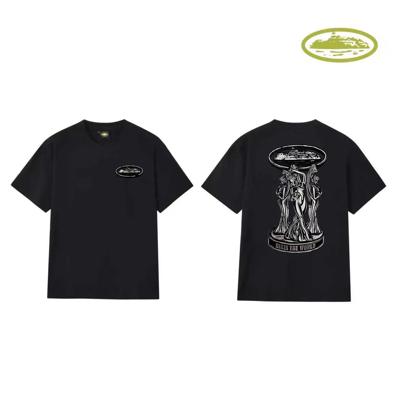 Corteiz Script Logo White T-Shirt - 14