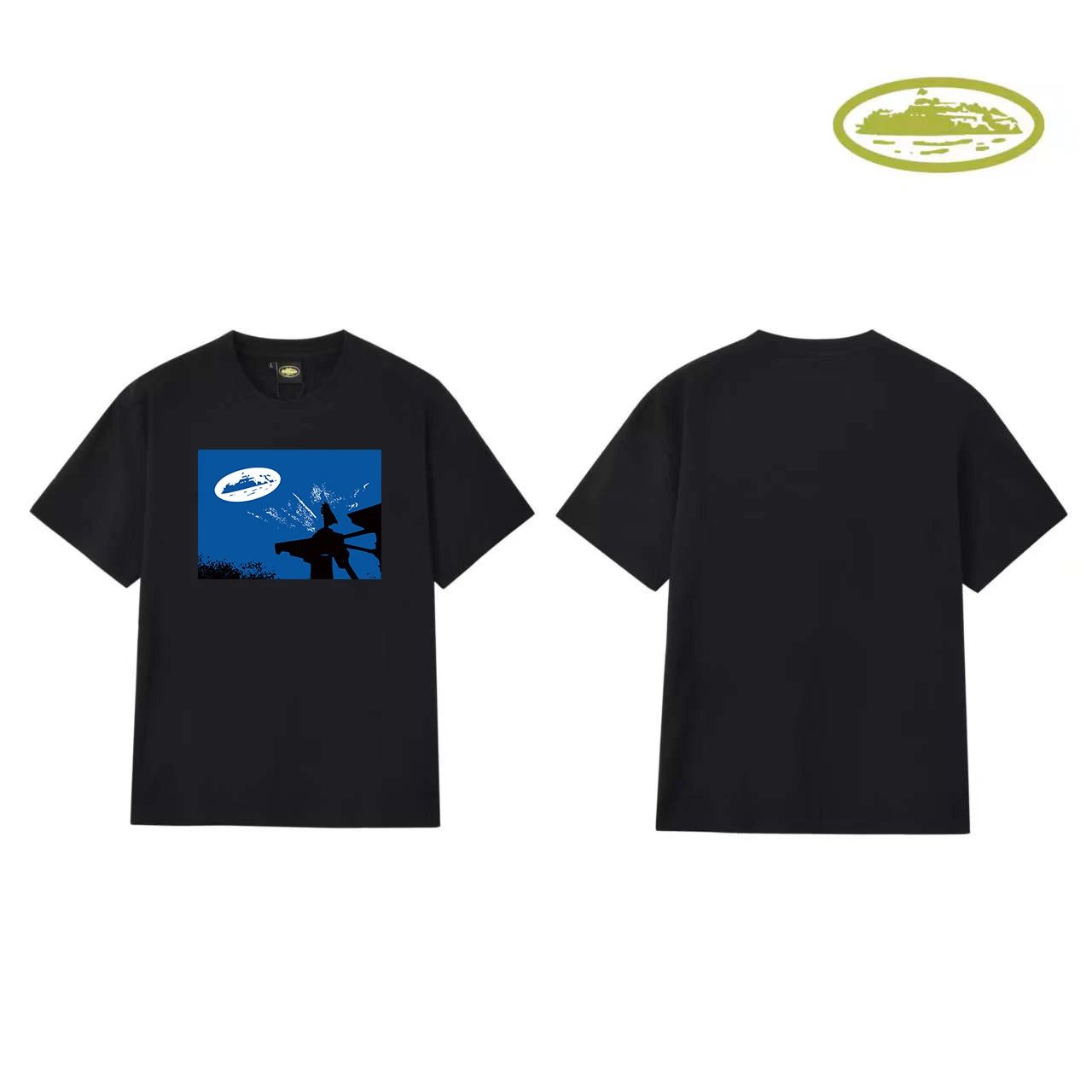 Design Graphic Print White T-Shirt - 4