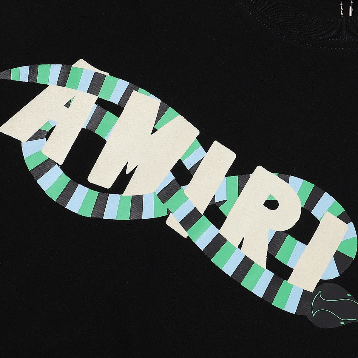 Amiri Palm Springs Graphic Print White T-Shirt - 38