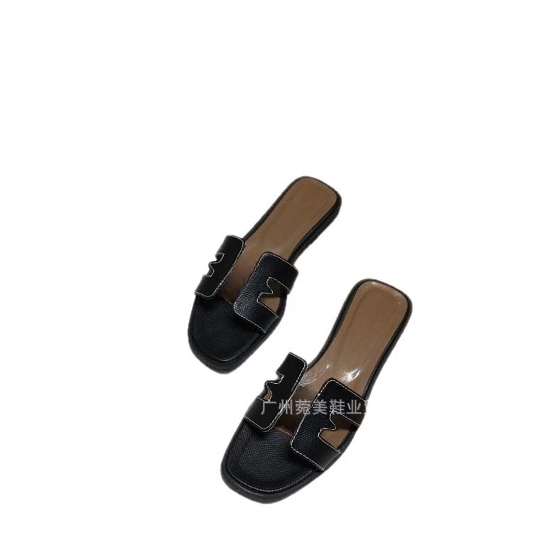 Unbranded Slippers Flat H-Cutout Slide image 5