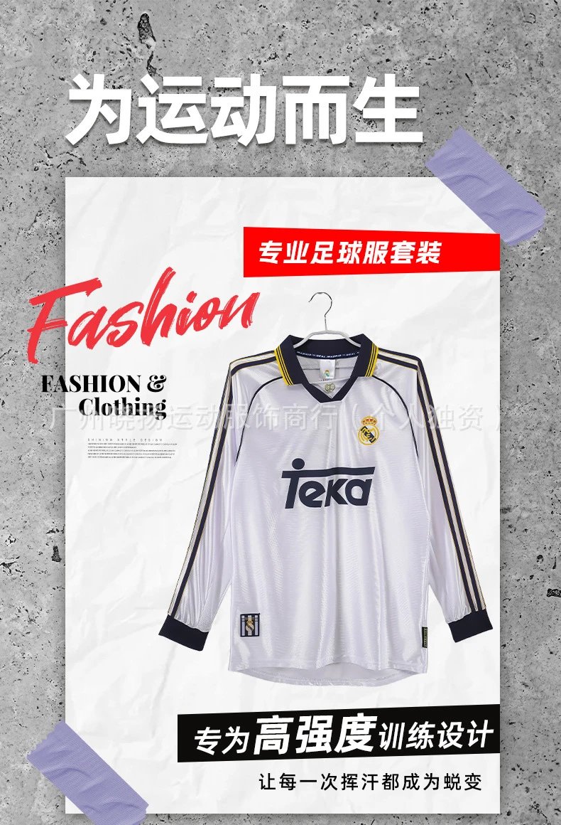Adidas Newcastle United 1995-96 Home Jersey Black White Striped Long Sleeve Football Shirt - 2