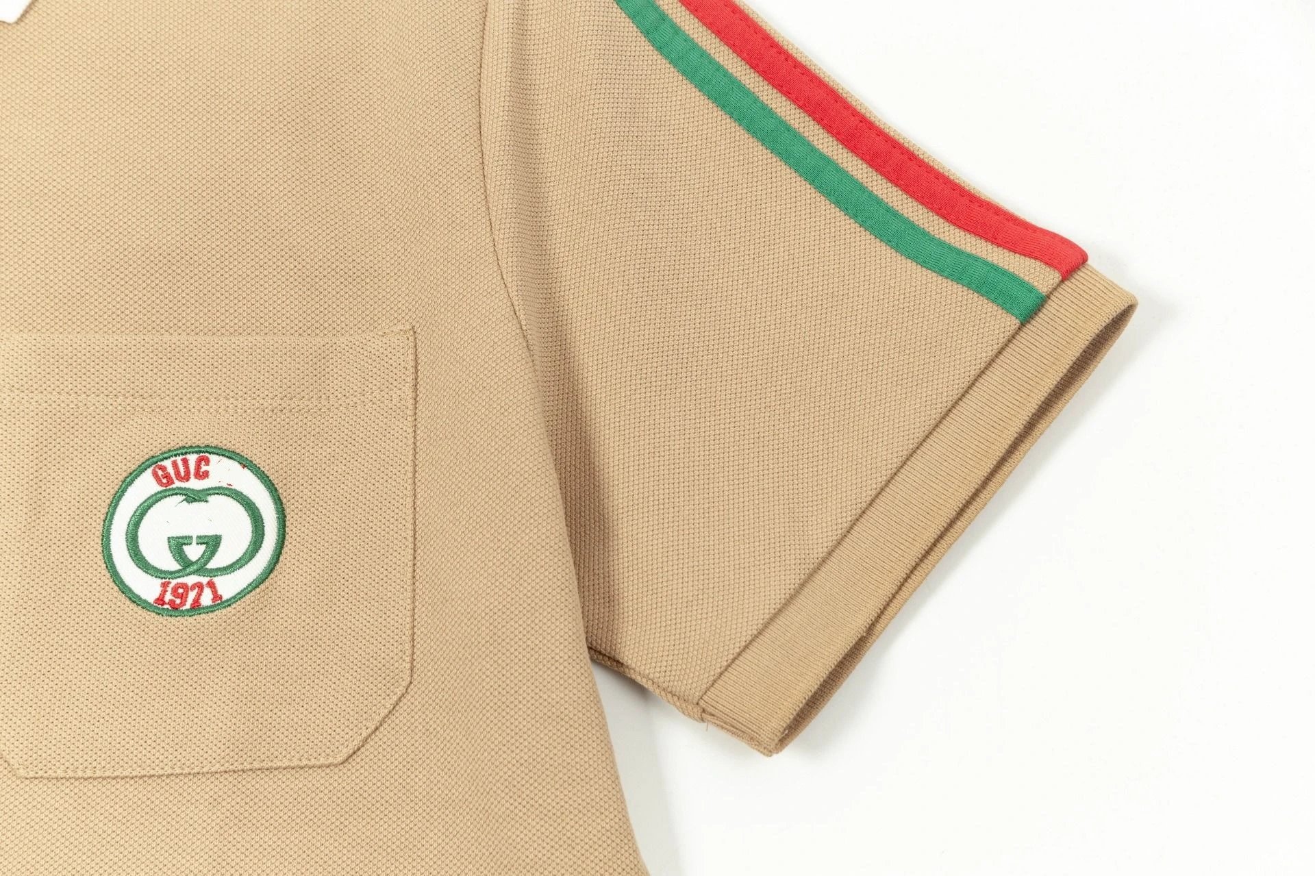Gucci Web Stripe Polo White Polo Shirt - 11
