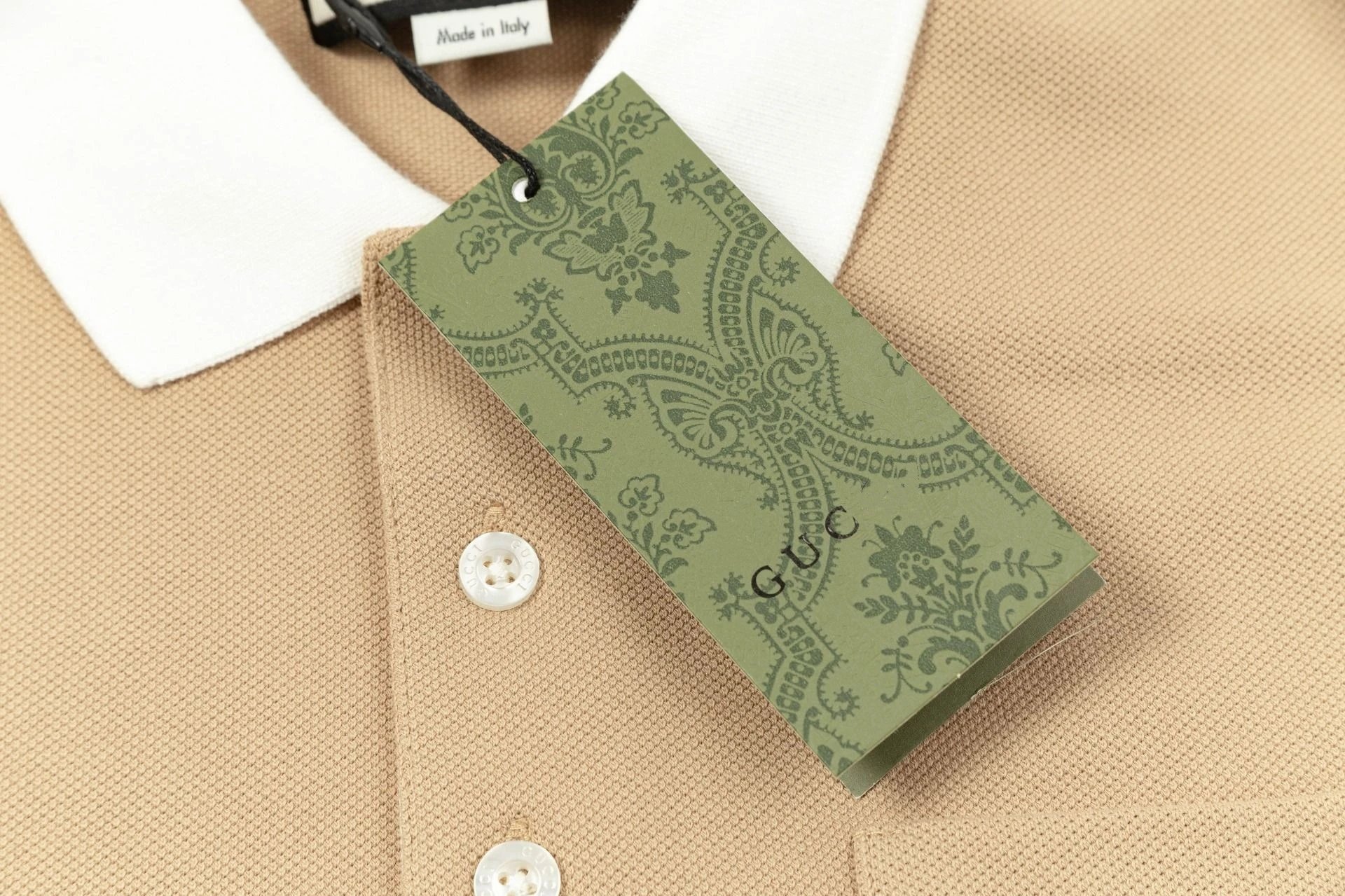Gucci Web Stripe Polo White Polo Shirt - 12