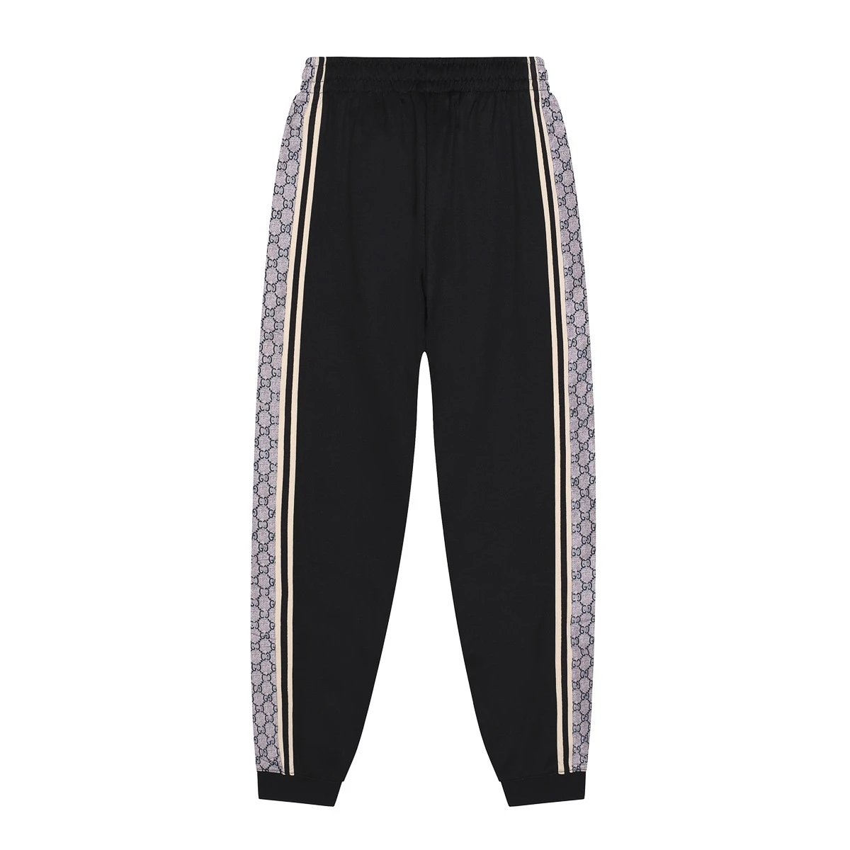 Gucci GG Pattern Track Jacket Black Beige Outerwear - 7