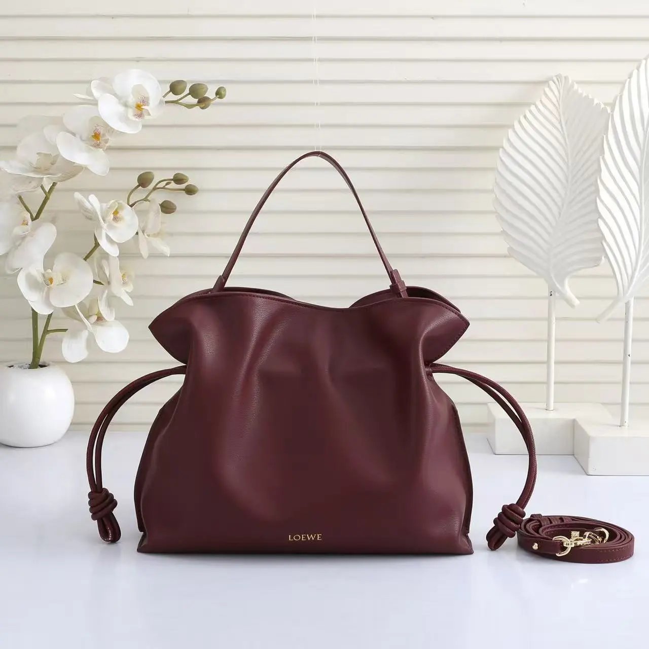 Loewe Hammock Bag Cognac Leather Handbag - 5