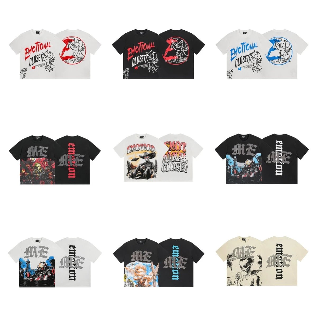 Hellstar Studios Graphic Print T-Shirt White - 5