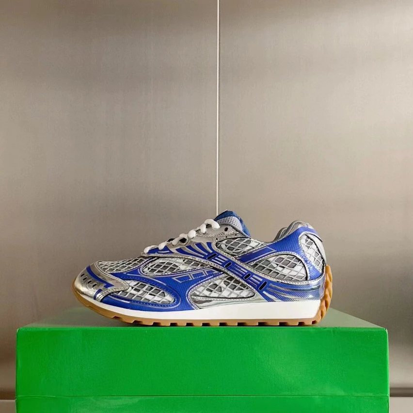 Bottega Veneta Sneakers Orbit Mesh — Blue