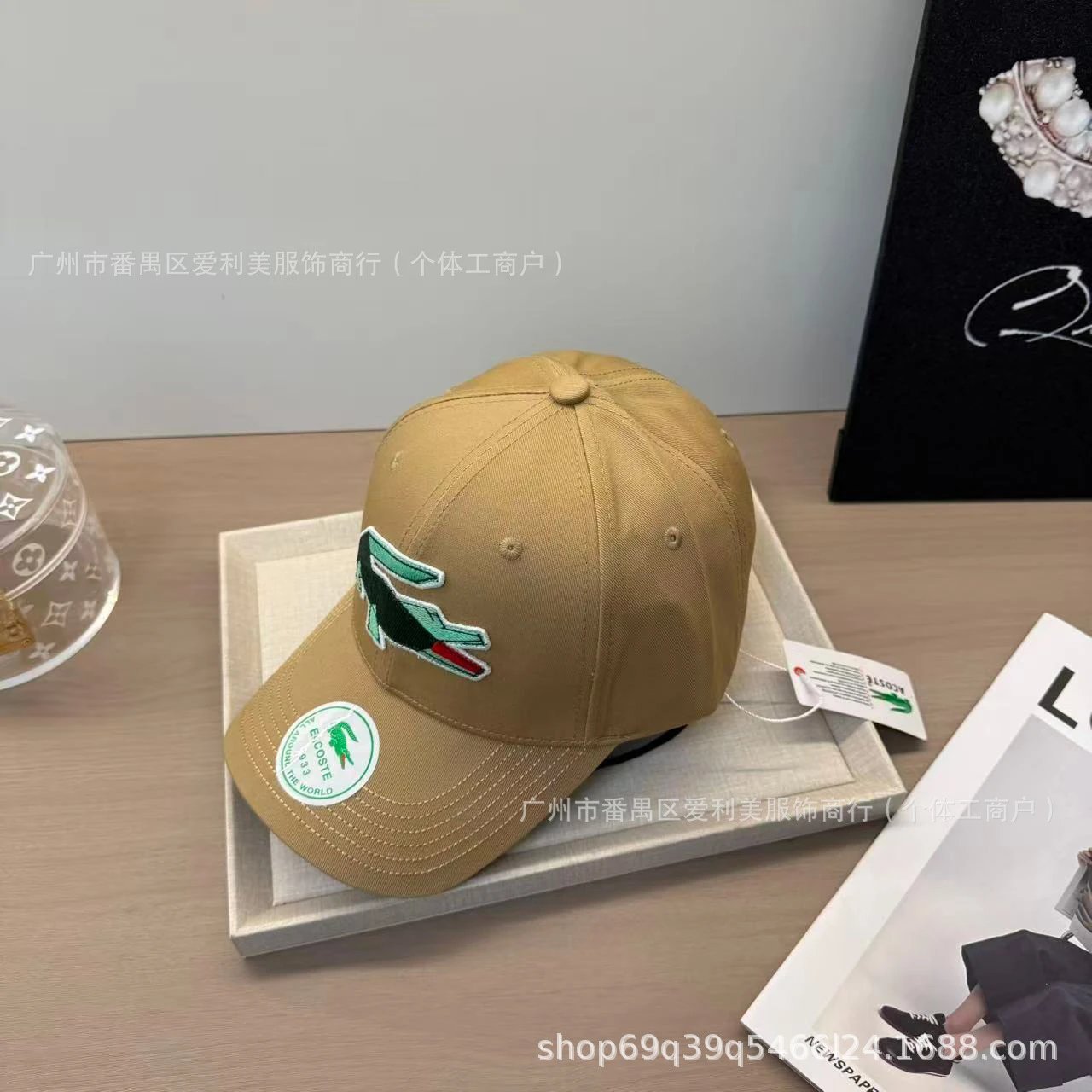 Lacoste Crocodile Embroidered Baseball Cap in Multiple Colors - 18