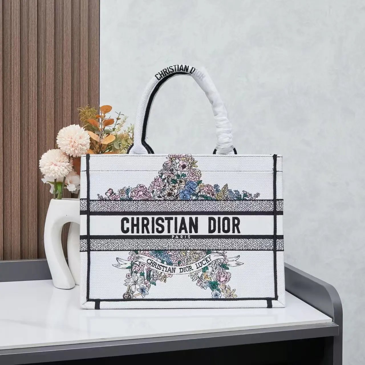 Dior Book Tote Capri Limited Edition Blue Canvas Tote Bag - 5