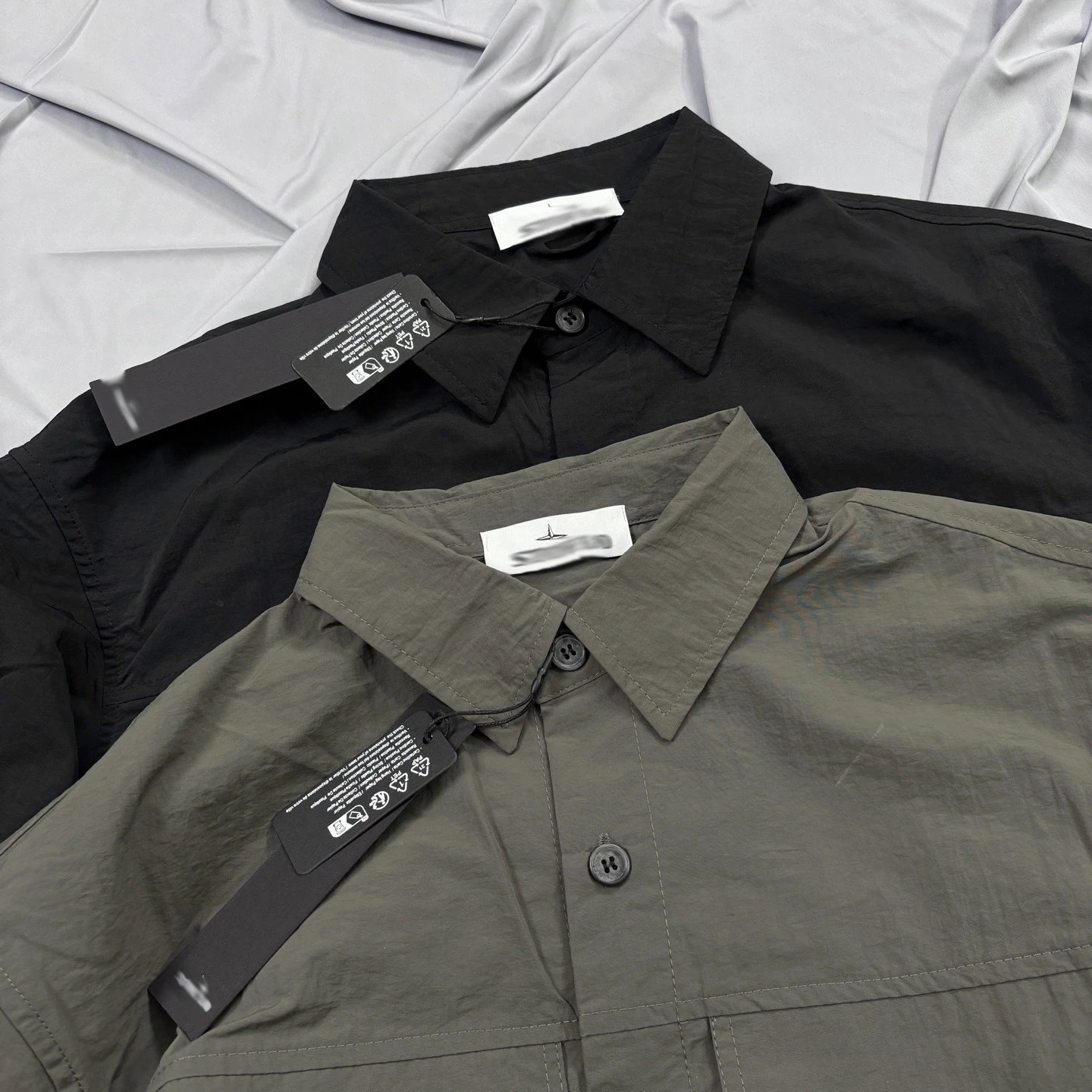 Stone Island Black Utility Shirt Tops Shirt - 6