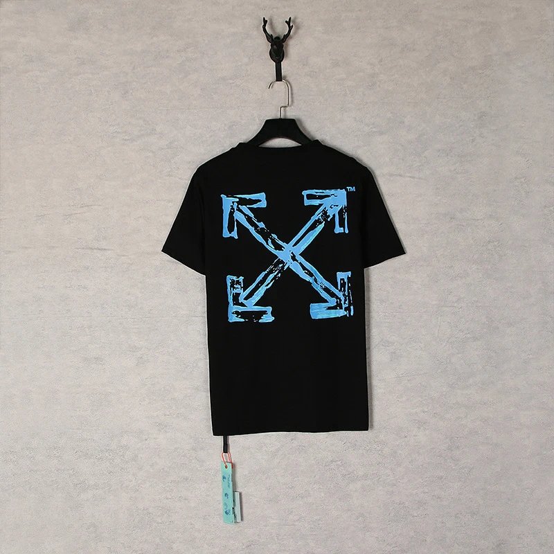 Off-White Industrial Arrow Red Print White T-Shirt - 40