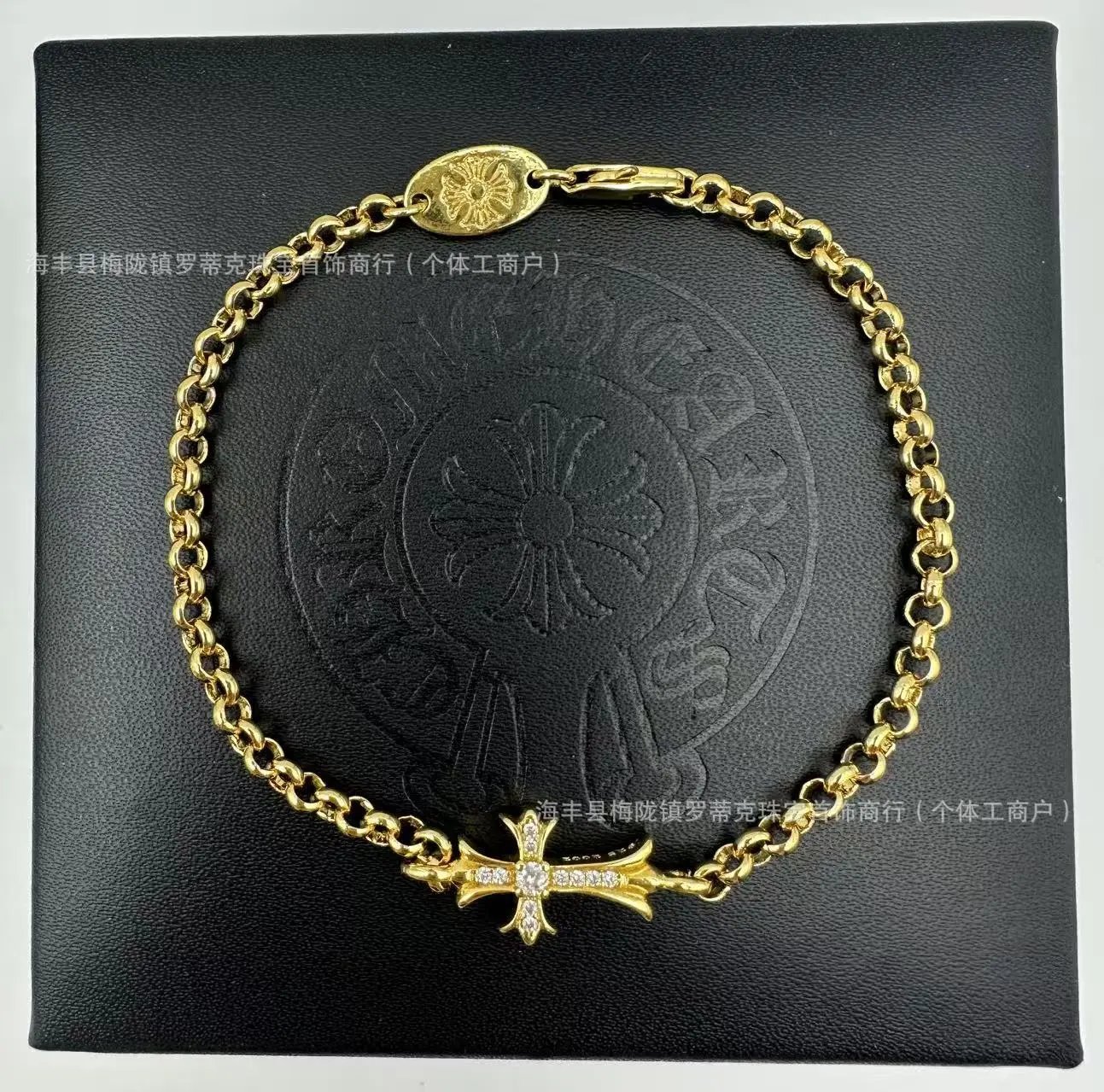 Design Chunky Link Chain Bracelet Gold Jewelry - 19