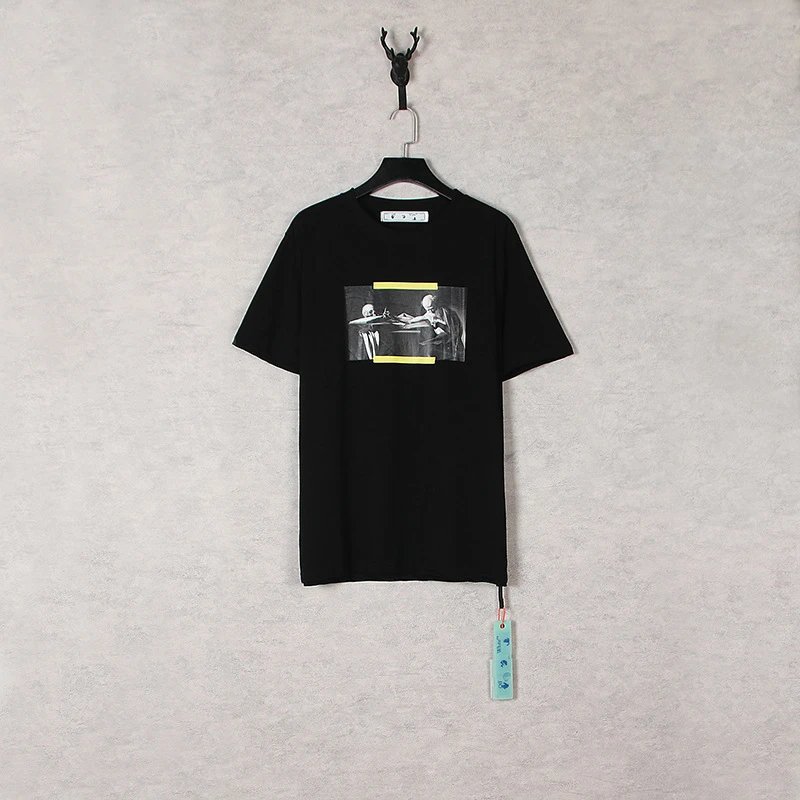 Off-White Industrial Arrow Red Print White T-Shirt - 26