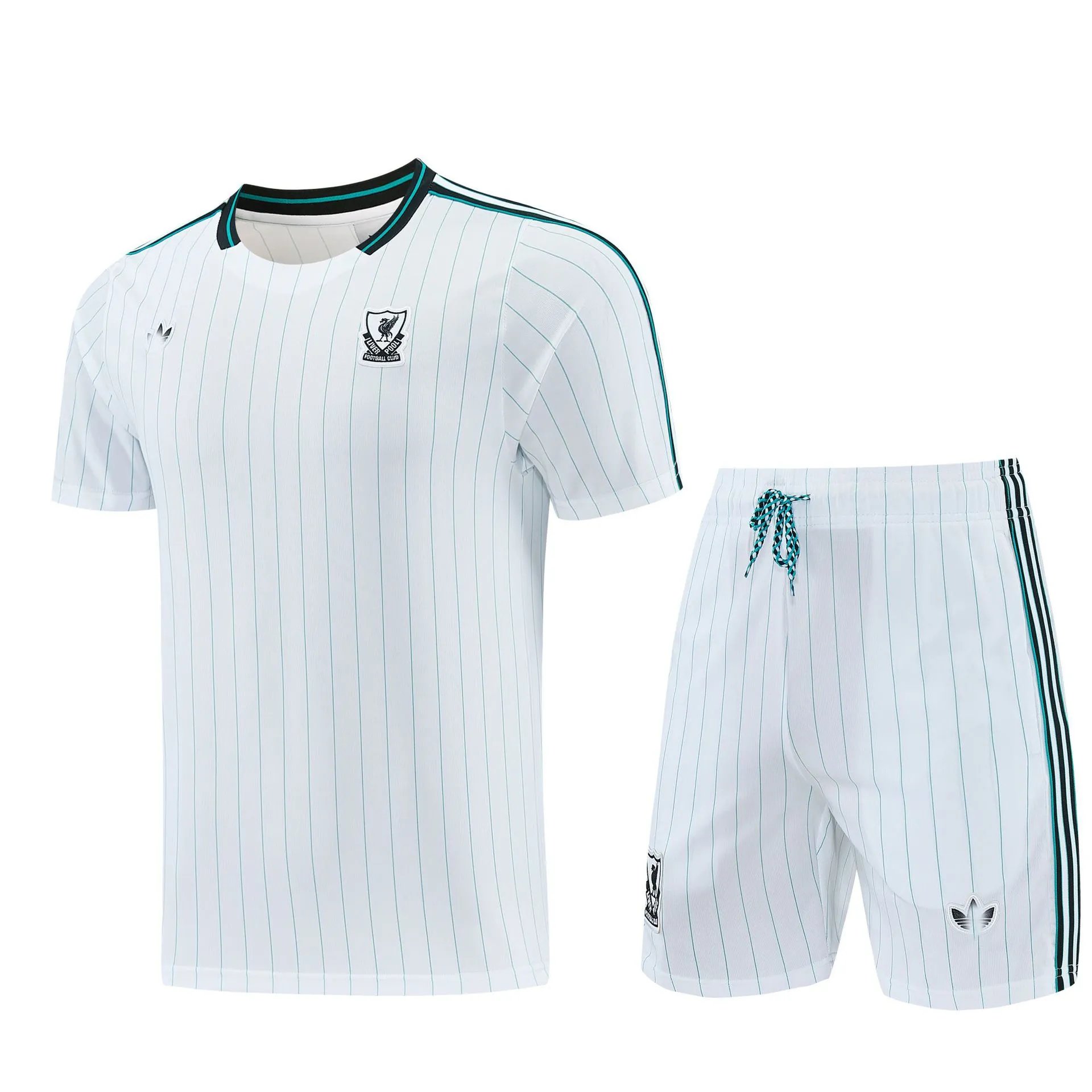 Chelsea FC x Adidas Originals Pinstripe Training Set White / Blue - 20