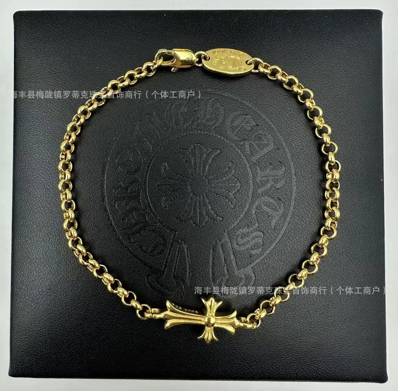 Design Chunky Link Chain Bracelet Gold Jewelry - 20