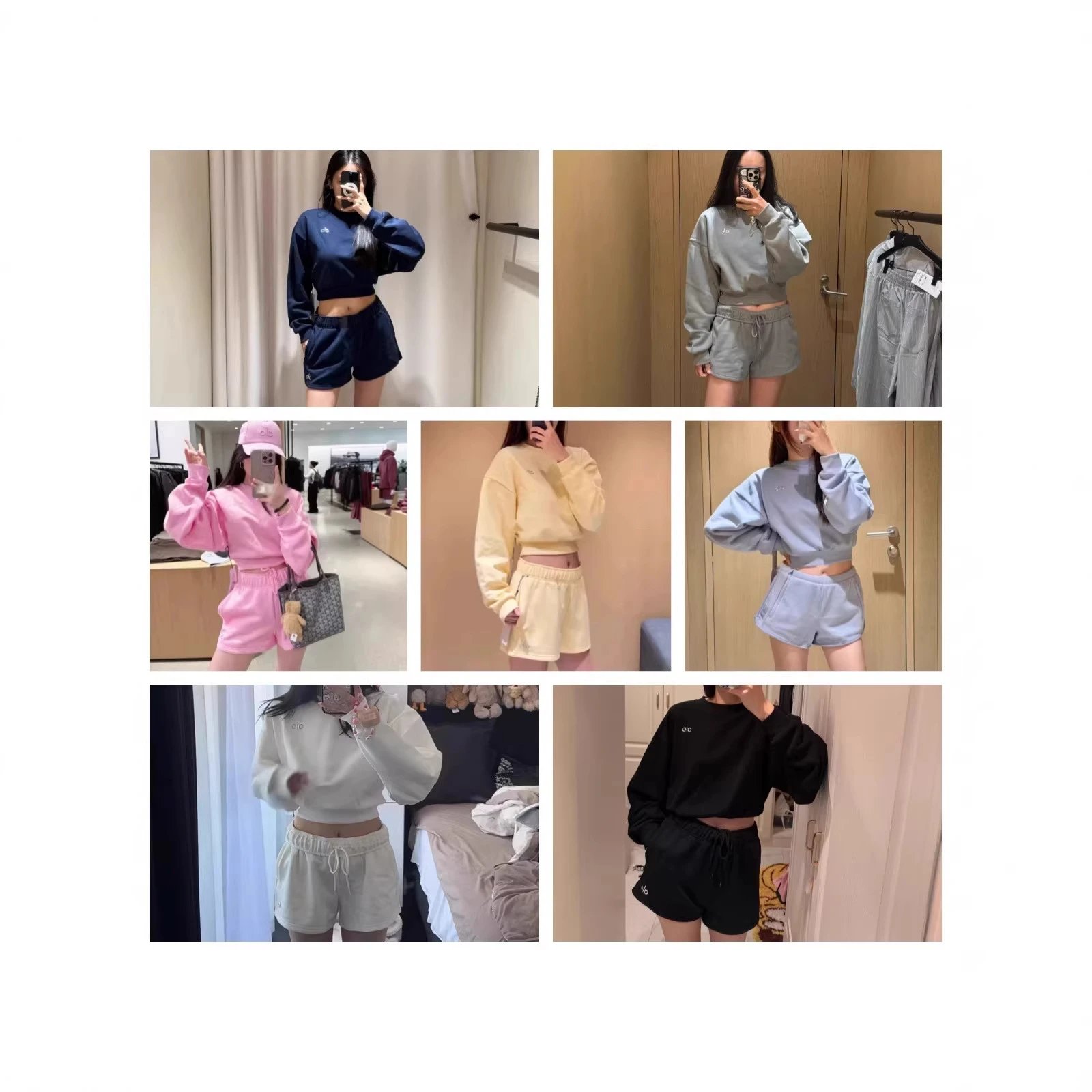 Olo Crop Top Sweatsh