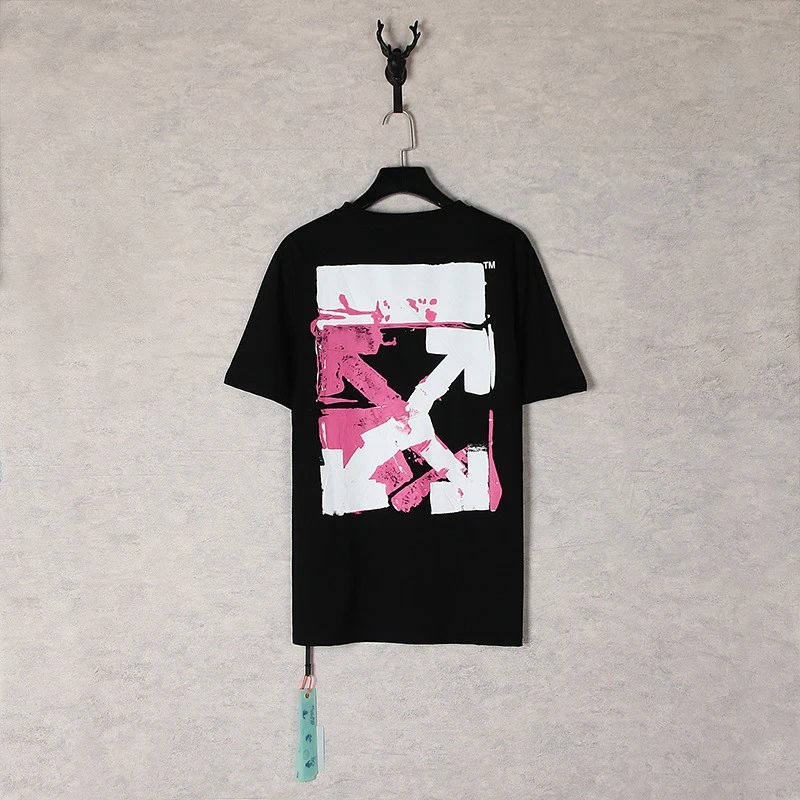 Off-White Industrial Arrow Red Print White T-Shirt - 30