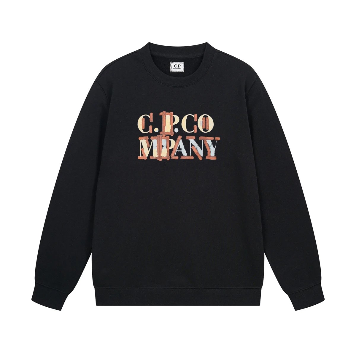 C.P. Company Logo Graphic Sweatshirt White Hoodie - 39