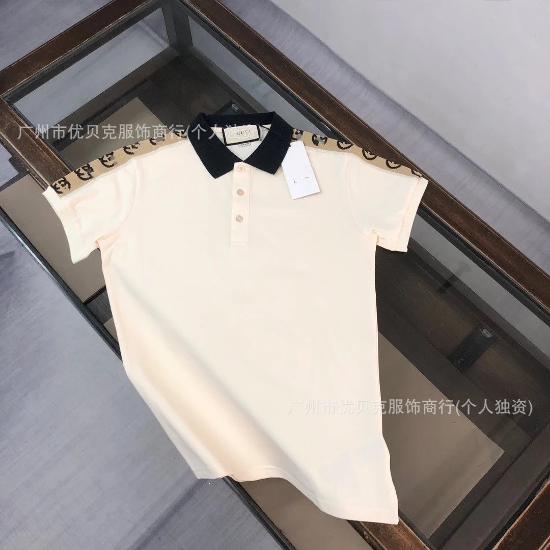 Gucci Web Stripe Pocket Polo Black Polo Shirt - 5