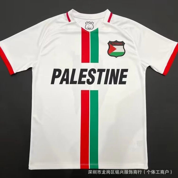 Design FC Palestina Jersey Red Green Black White Sport Shirt Jersey - 9