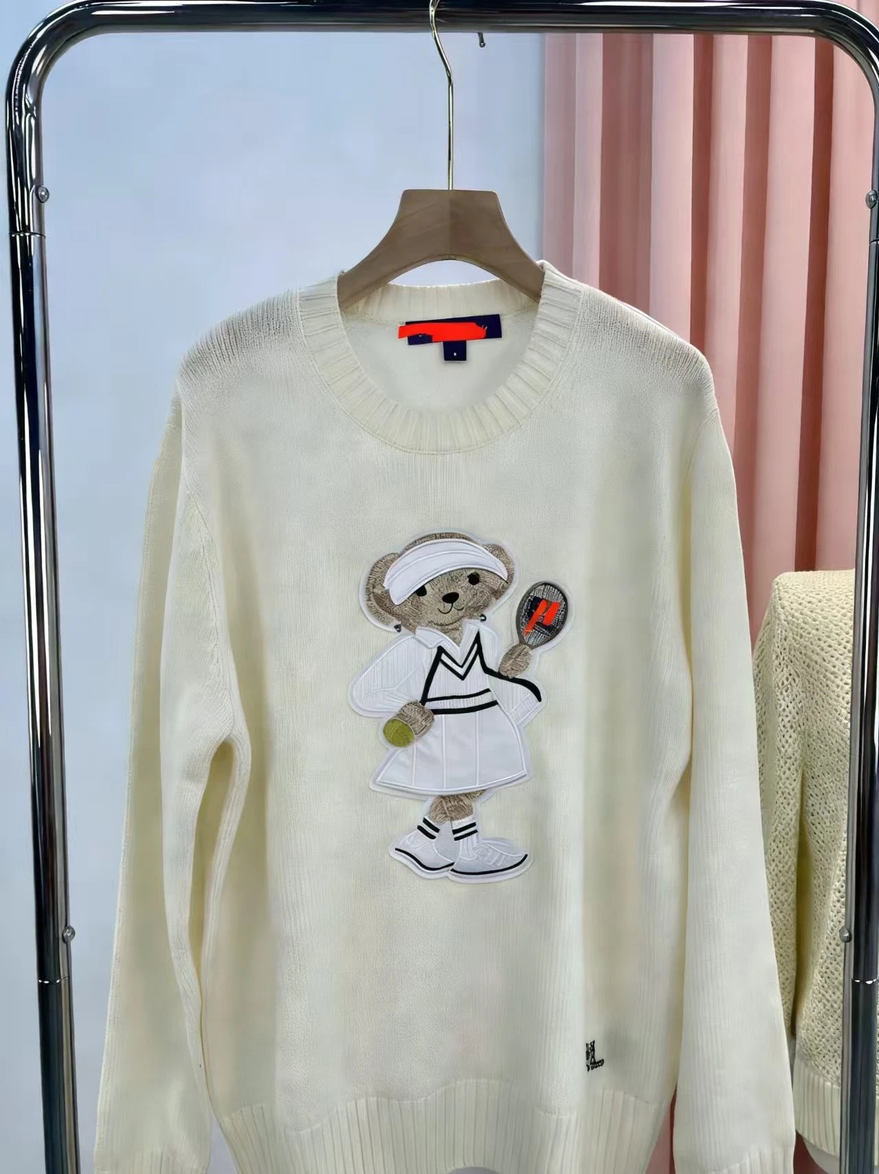 Kappa Tennis Bear Embroidered Green Sweater - 13