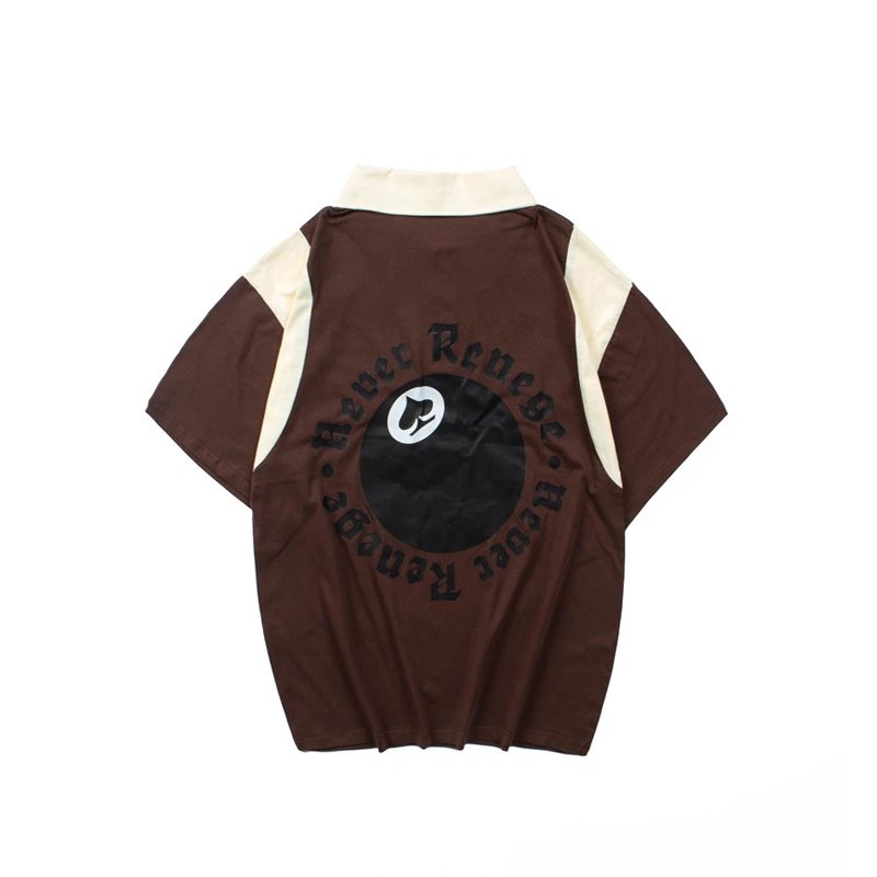 Revenge Jamaica High Polo Brown Beige Polo Shirt - 9