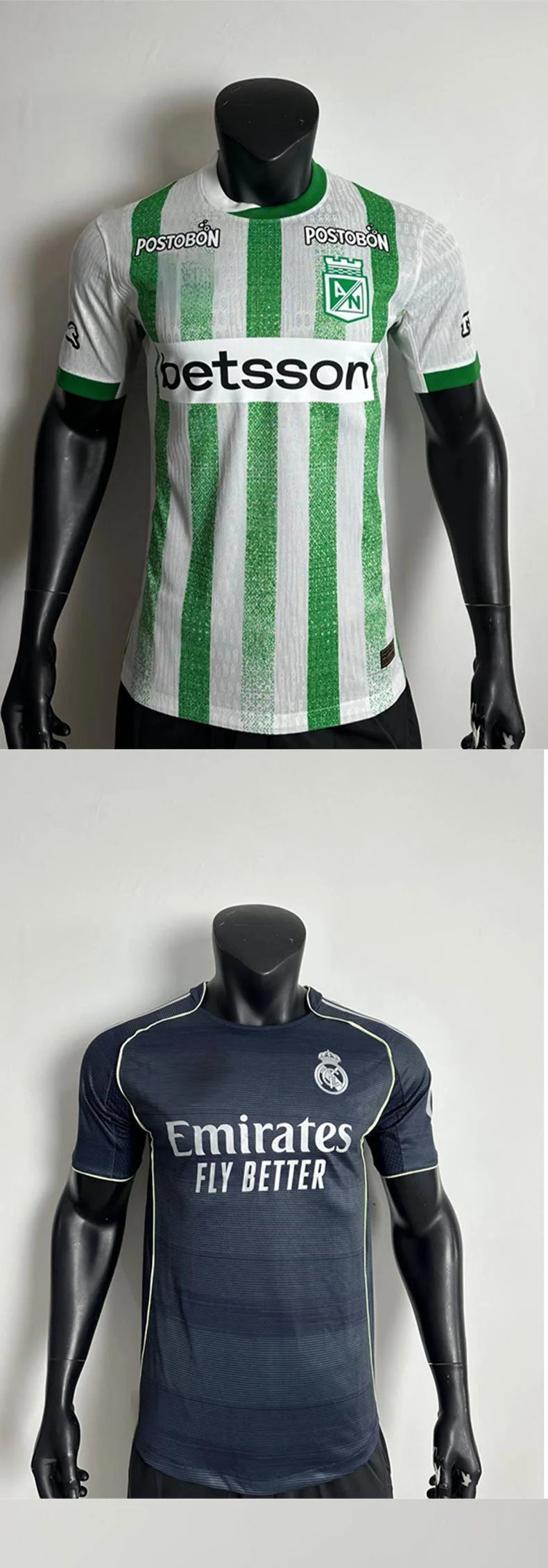 Design Real Madrid x Juventus x Manchester United x Sporting CP Collage Jersey Multicolor Jersey - 3