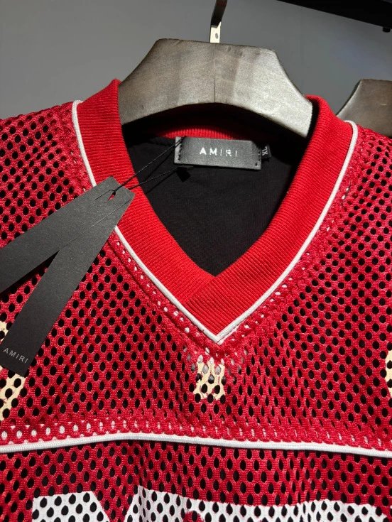 Amiri Mesh Football Jersey Olive Green - 5