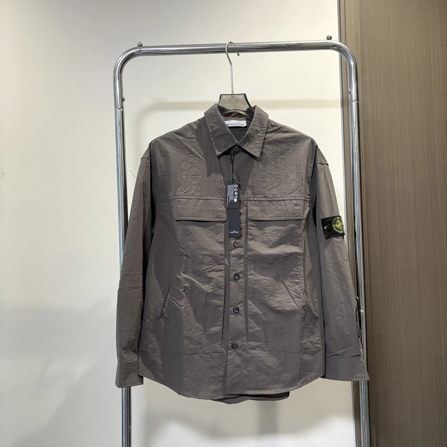 Stone Island Black Utility Shirt Tops Shirt - 4