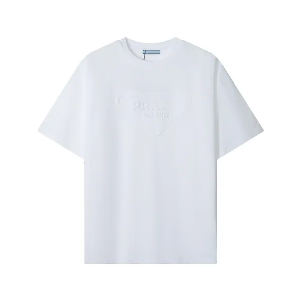 Prada Triangle Logo Black T-Shirt - 15