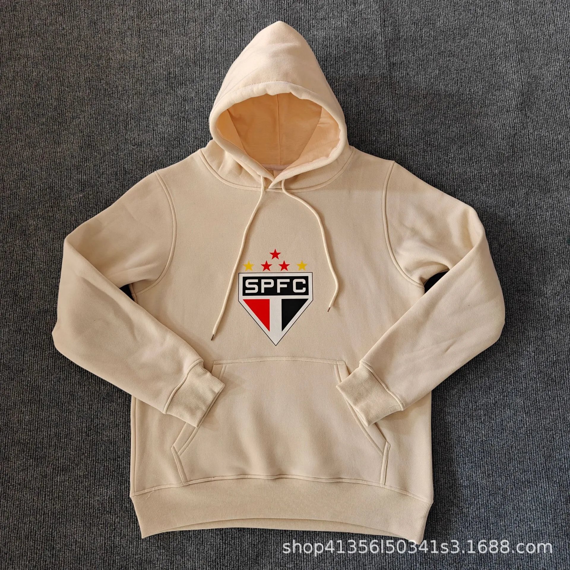 Corinthians São Paulo FC Logo Hoodie White Hoodie - 10