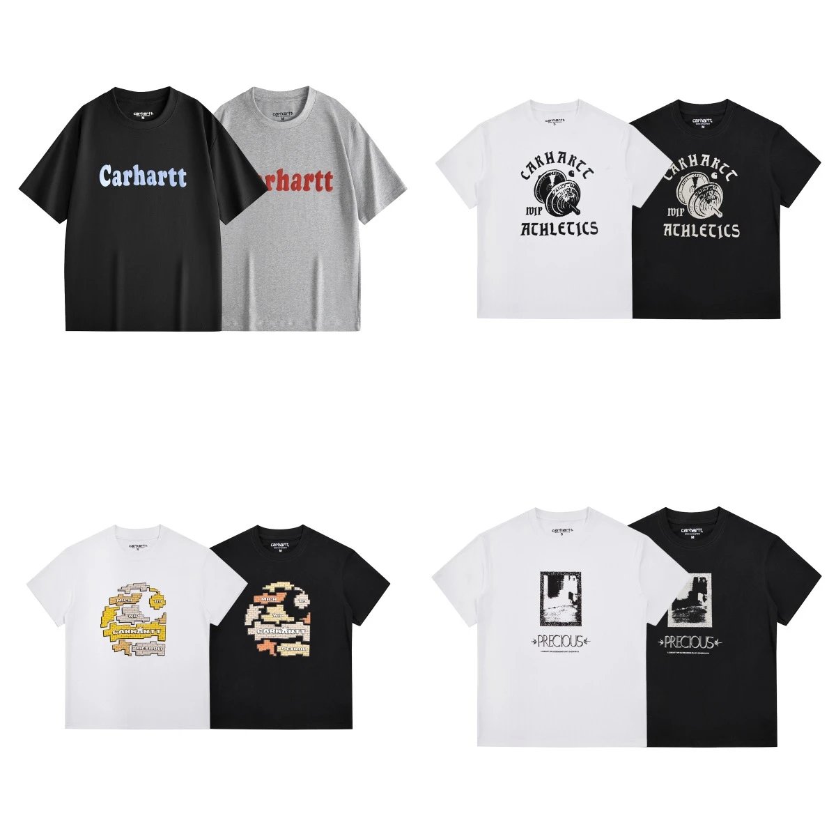 Factory Direct Carhart Short Sleeve Heavyweight New Arrival Minimalist T-Shirt Classic Print Unisex: findsindex.com