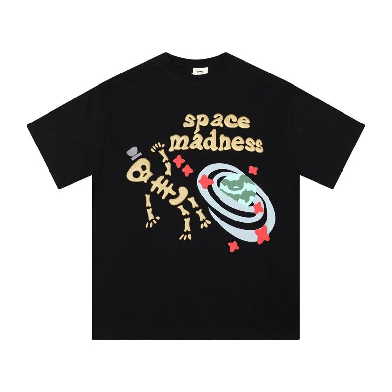 Broken Planet Skull Crossbones Graphic T-Shirt Black - 5