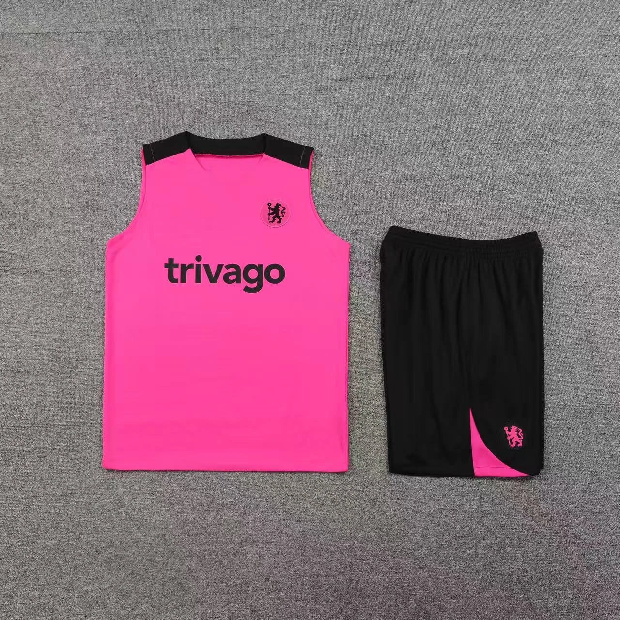 Arsenal FC x Adidas Training Set Multicolor Vest and Black Shorts - 3