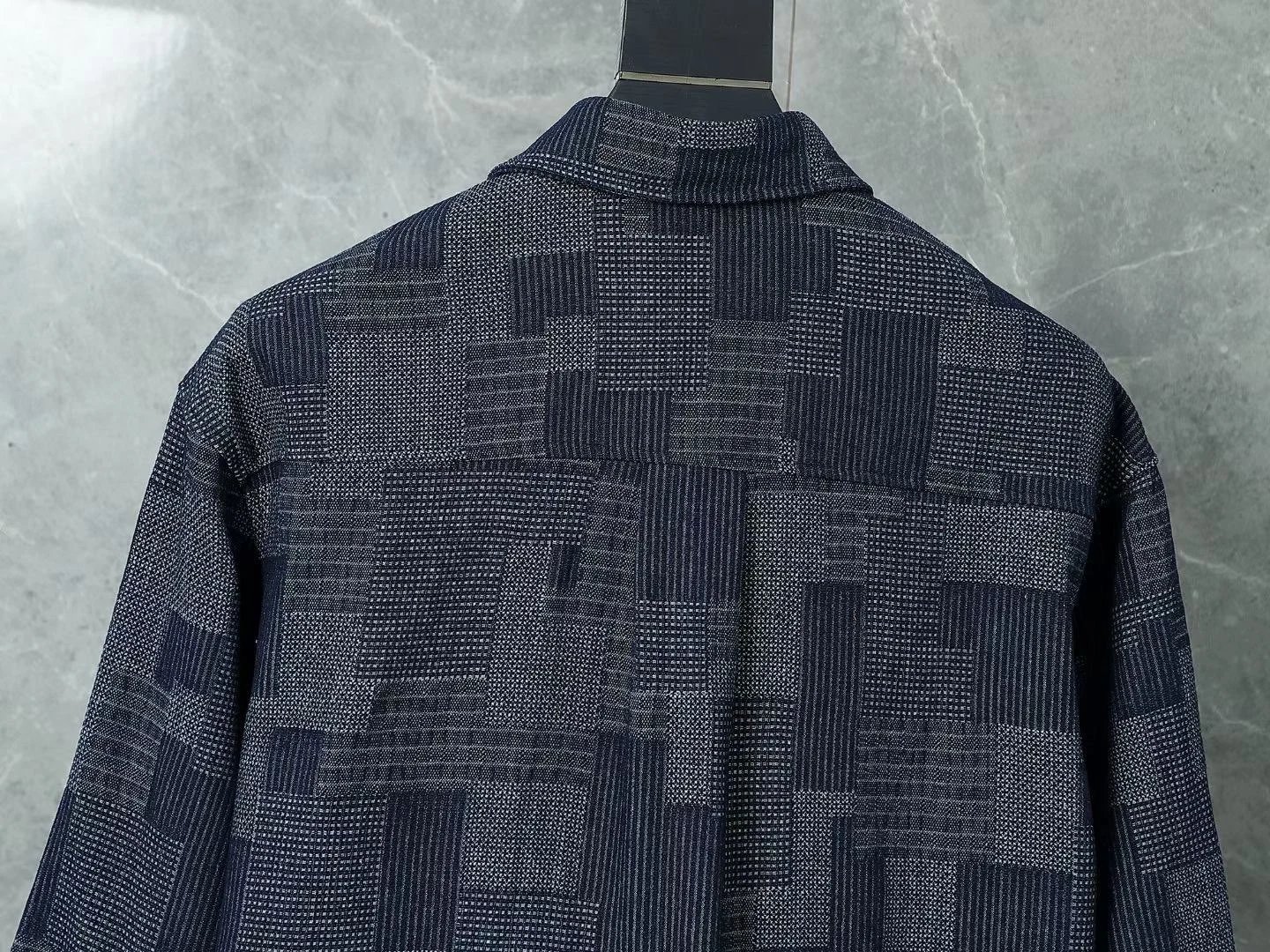 Versace Barocco Print Green Denim Jacket - 5