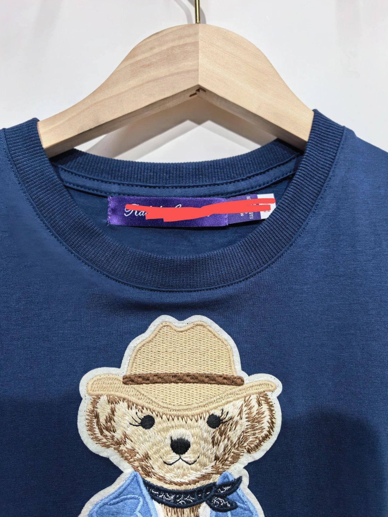 Polo Ralph Lauren Bear Embroidered Gray T-Shirt - 10