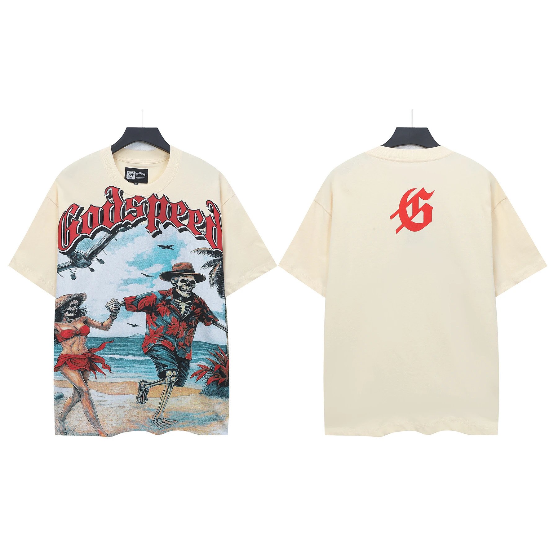 Hellstar Records x Death Before Dishonor Graphic Print White T-Shirt - 3