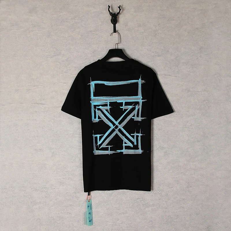 Off-White Industrial Arrow Red Print White T-Shirt - 44