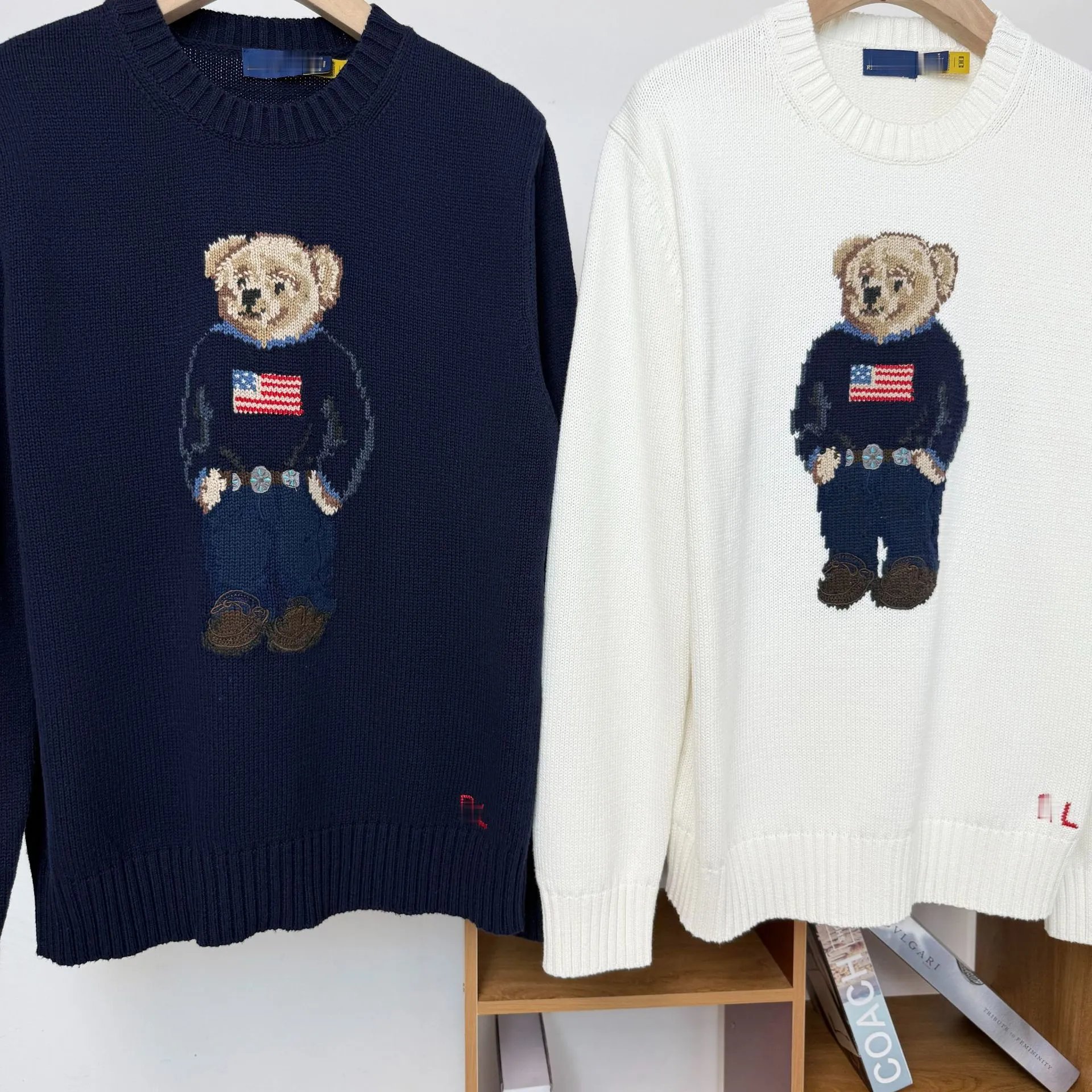 Polo Ralph Lauren Bear Sweater White - 4